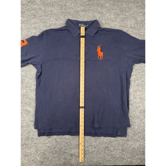 Polo Ralph Lauren Big Pony Polo Shirt Men's Size 2XB Navy Blue Prep Big 3 - Picture 6 of 16